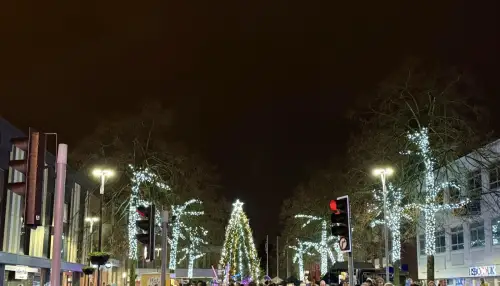 Click Here To Enlarge This Photo Of Our First Christmas Switch-On of the Season