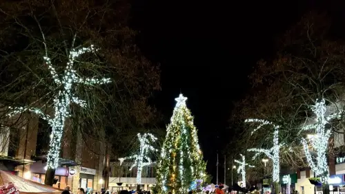 Click Here To Enlarge This Photo Of Our First Christmas Switch-On of the Season